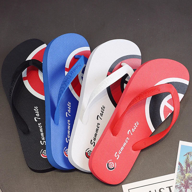 Mens Summer Flip Flops - Lightweight Anti-Skid Outdoor Sandals - ZOOMNSTORE