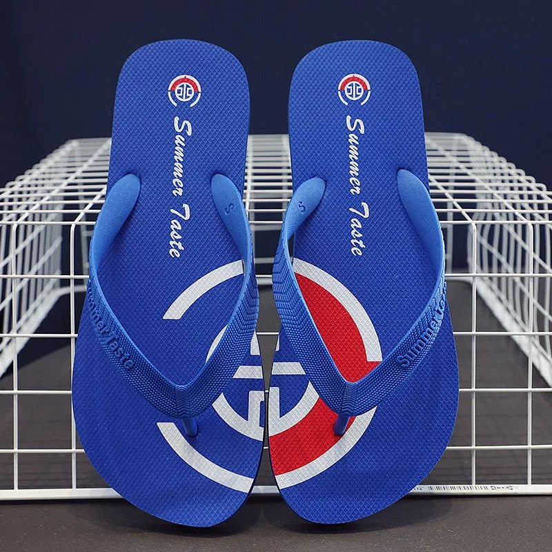 Mens Summer Flip Flops - Lightweight Anti-Skid Outdoor Sandals - ZOOMNSTORE