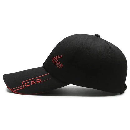 Mens Summer Long Brim Baseball Cap - Outdoor Fishing Hat - ZOOMNSTORE