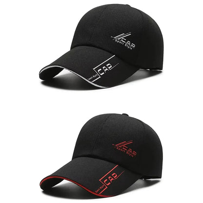 Mens Summer Long Brim Baseball Cap - Outdoor Fishing Hat - ZOOMNSTORE