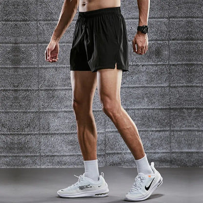 Mens Summer Running Shorts - Lightweight Training  Fitness Crops for Track and Field - ZOOMNSTORE