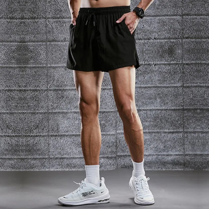 Mens Summer Running Shorts - Lightweight Training  Fitness Crops for Track and Field - ZOOMNSTORE