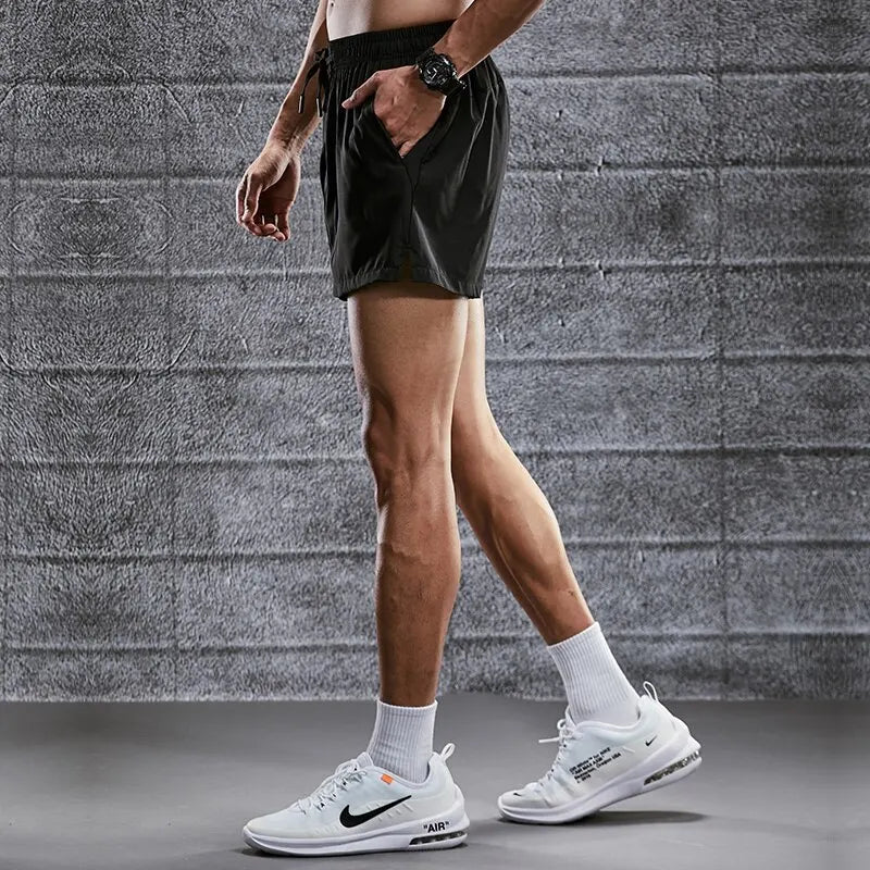 Mens Summer Running Shorts - Lightweight Training  Fitness Crops for Track and Field - ZOOMNSTORE
