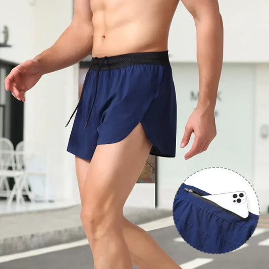 Mens Summer Running Shorts - Quick Dry Loose Fit Marathon Training Pants - ZOOMNSTORE