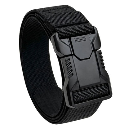 Mens Tactical Belt - Red Ears Multifunctional Canvas Waist Belt for Outdoor Training - ZOOMNSTORE