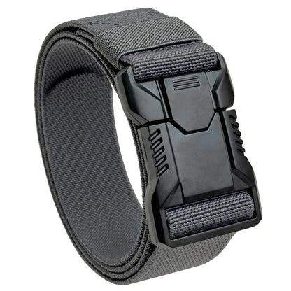 Mens Tactical Belt - Red Ears Multifunctional Canvas Waist Belt for Outdoor Training - ZOOMNSTORE