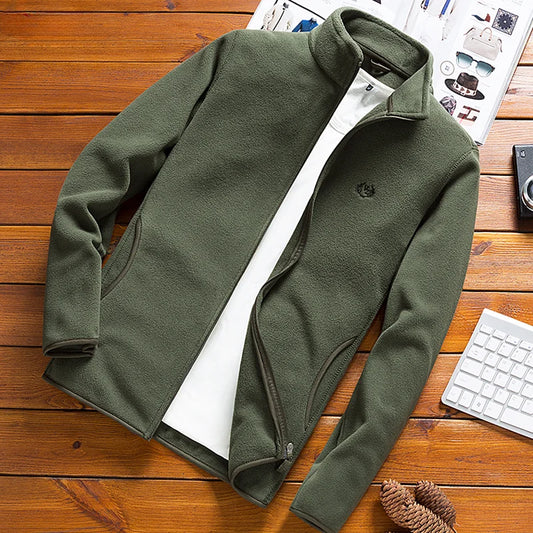 Mens Tactical Fleece Softshell Jacket - Windbreaker Thermal Outdoor Coat - ZOOMNSTORE