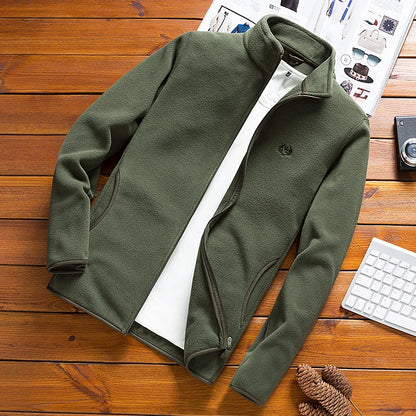 Mens Tactical Fleece Softshell Jacket - Windbreaker Thermal Outdoor Coat - ZOOMNSTORE