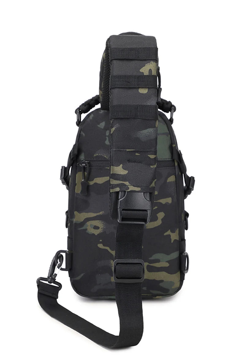 Mens Tactical Sling Bag - Outdoor Camping Fanny Pack for Hiking Climbing Cycling Fishing - ZOOMNSTORE