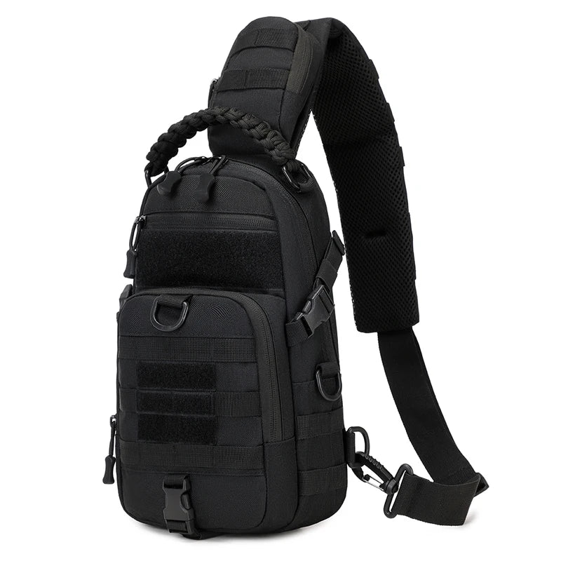 Mens Tactical Sling Bag - Outdoor Camping Fanny Pack for Hiking Climbing Cycling Fishing - ZOOMNSTORE