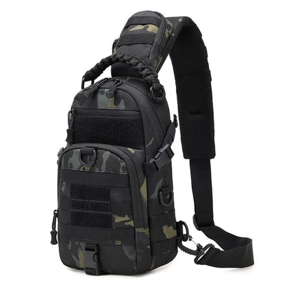 Mens Tactical Sling Bag - Outdoor Camping Fanny Pack for Hiking Climbing Cycling Fishing - ZOOMNSTORE