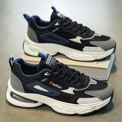 Mens Trendy Summer Sneakers - Breathable Casual Sports Shoes - ZOOMNSTORE