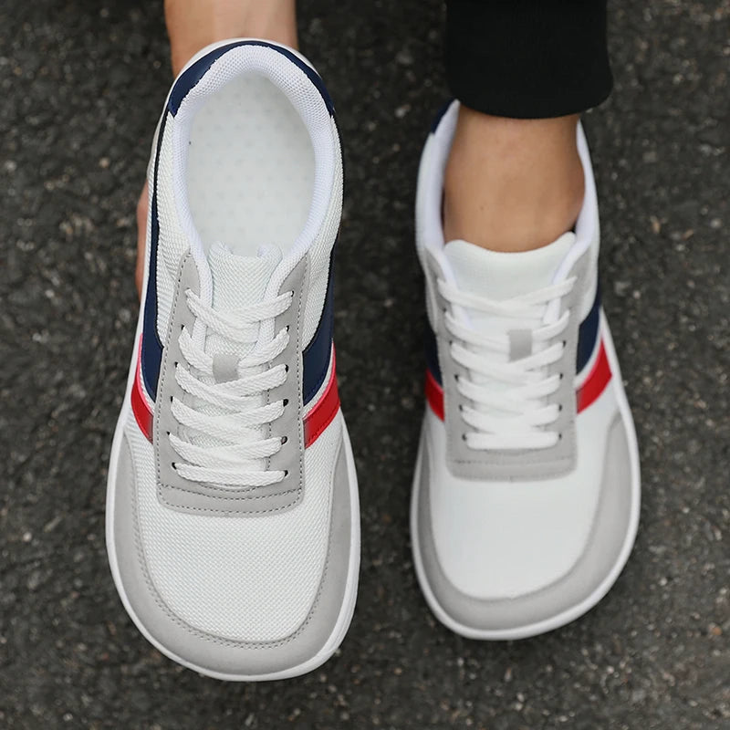 Mens Wide Toe Walking Sneakers - Breathable Casual Shoes - ZOOMNSTORE