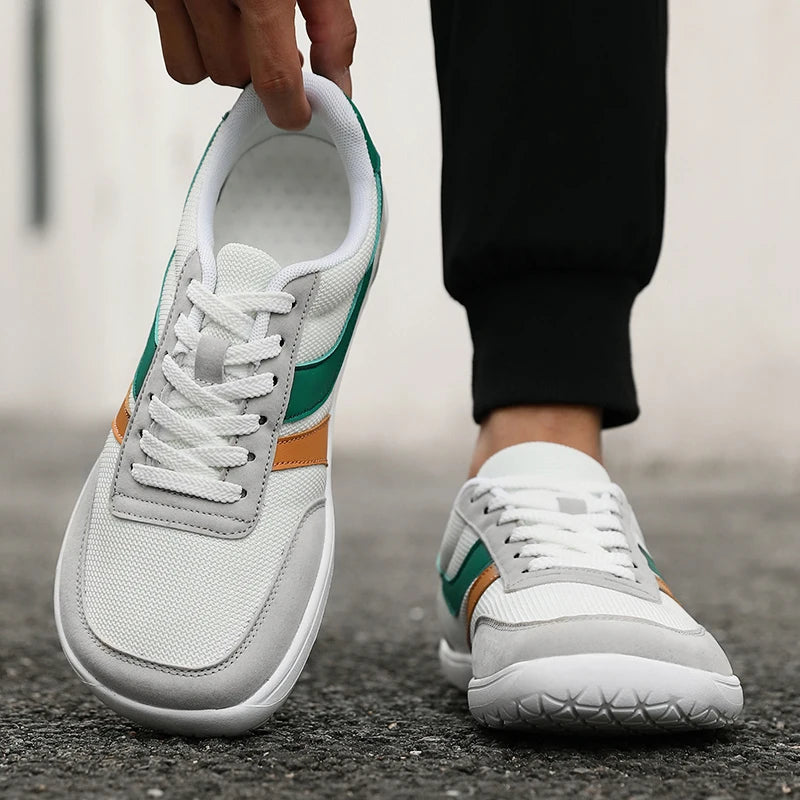 Mens Wide Toe Walking Sneakers - Breathable Casual Shoes - ZOOMNSTORE