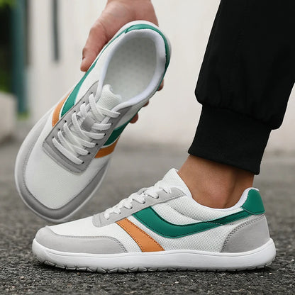 Mens Wide Toe Walking Sneakers - Breathable Casual Shoes - ZOOMNSTORE