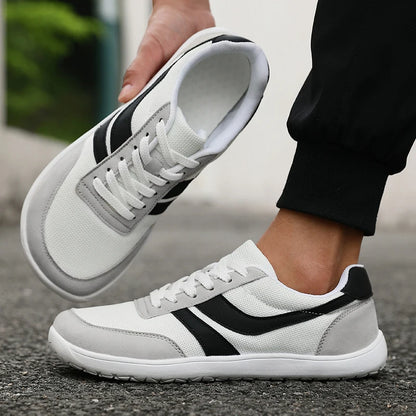 Mens Wide Toe Walking Sneakers - Breathable Casual Shoes - ZOOMNSTORE