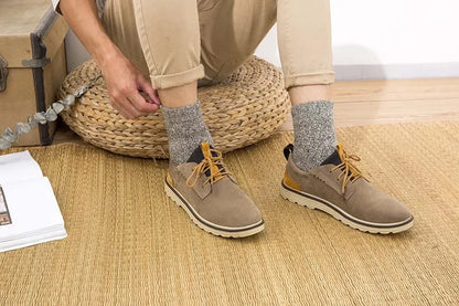 Mens Winter Merino Wool Socks - Thick Warm Cashmere 3 Pair Set - ZOOMNSTORE