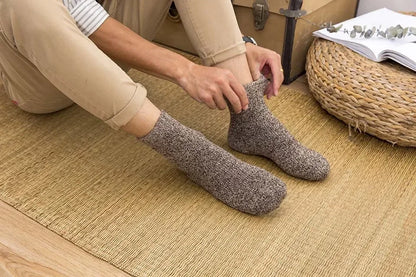 Mens Winter Merino Wool Socks - Thick Warm Cashmere 3 Pair Set - ZOOMNSTORE