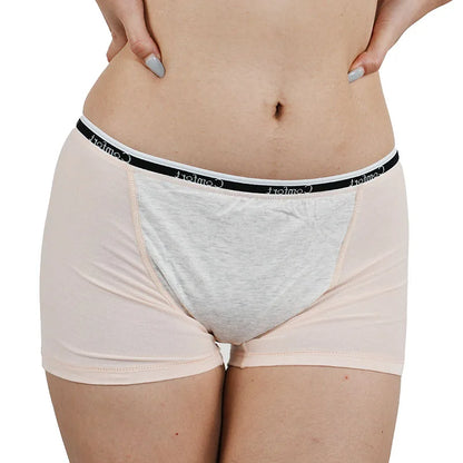 Menstrual Panties Leak Proof - Cotton Women Boyshorts High Rise Period Underwear - ZOOMNSTORE