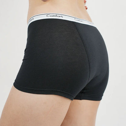 Menstrual Panties Leak Proof - Cotton Women Boyshorts High Rise Period Underwear - ZOOMNSTORE