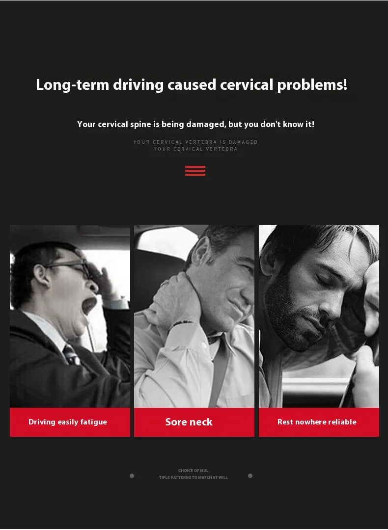 Mercedes-Benz Neck Pillow – Car Neck Support & Lumbar Rest Cushion for Comfort - ZOOMNSTORE