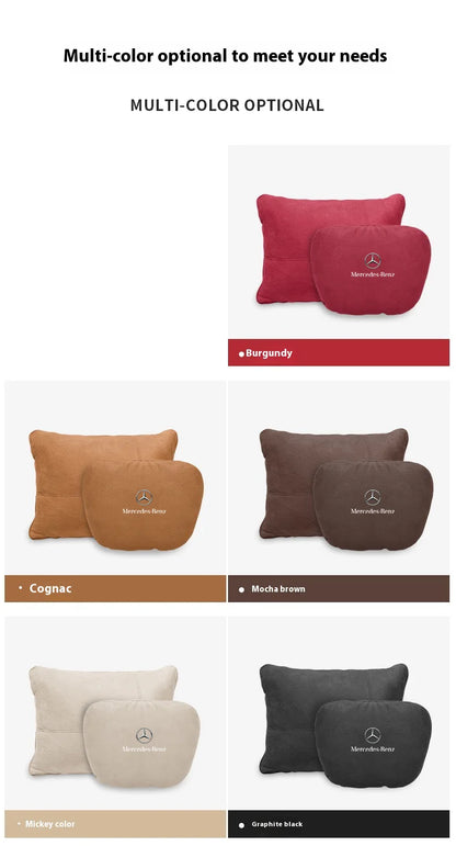 Mercedes-Benz Neck Pillow – Car Neck Support & Lumbar Rest Cushion for Comfort - ZOOMNSTORE