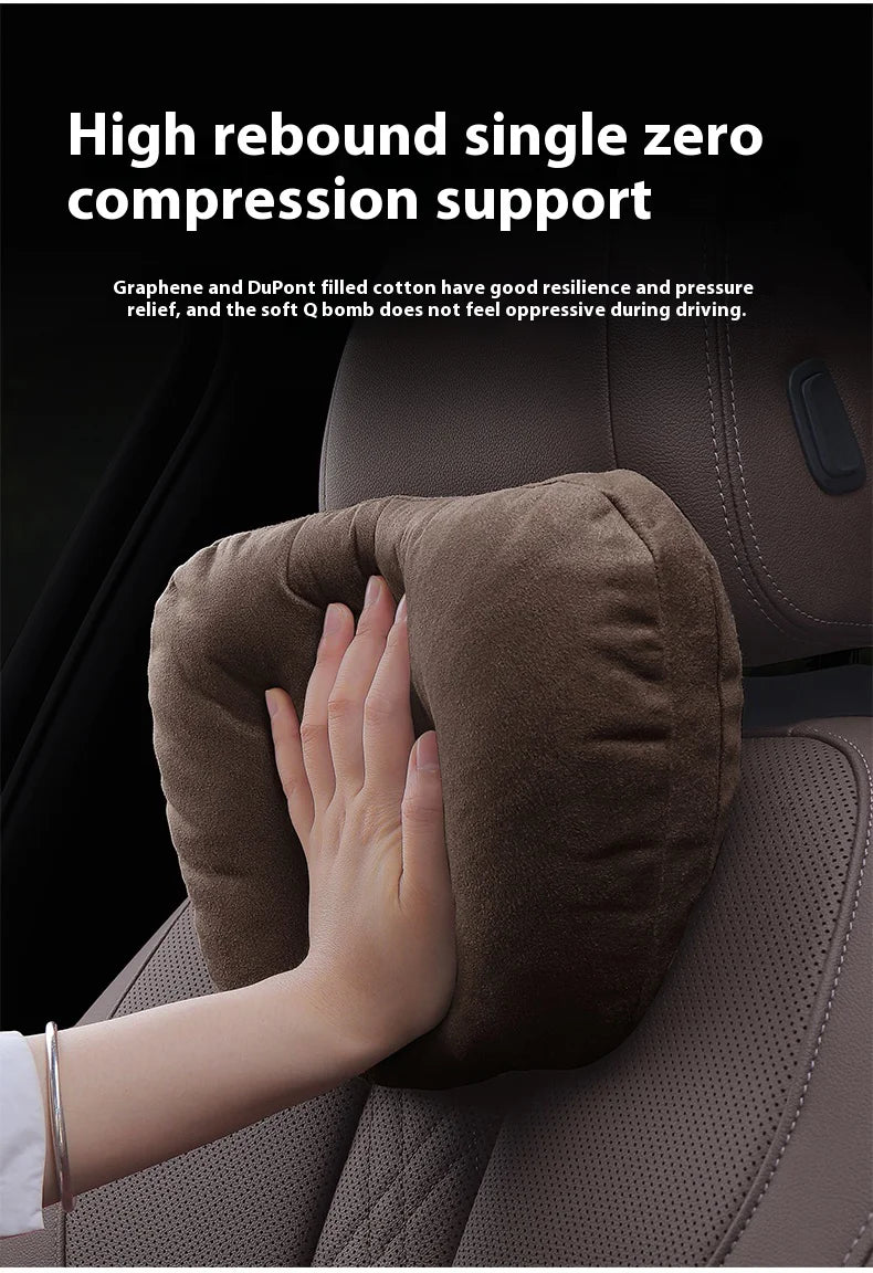 Mercedes-Benz Neck Pillow – Car Neck Support & Lumbar Rest Cushion for Comfort - ZOOMNSTORE