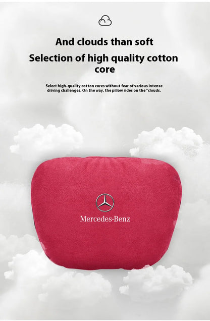 Mercedes-Benz Neck Pillow – Car Neck Support & Lumbar Rest Cushion for Comfort - ZOOMNSTORE