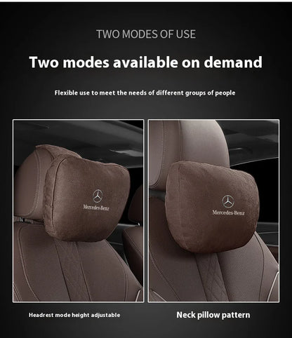 Mercedes-Benz Neck Pillow – Car Neck Support & Lumbar Rest Cushion for Comfort - ZOOMNSTORE
