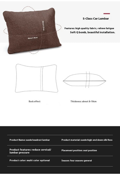 Mercedes-Benz Neck Pillow – Car Neck Support & Lumbar Rest Cushion for Comfort - ZOOMNSTORE