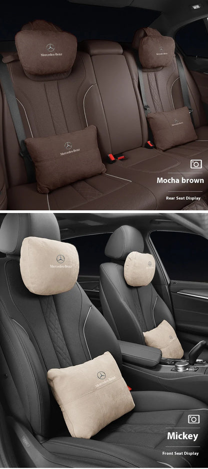 Mercedes-Benz Neck Pillow – Car Neck Support & Lumbar Rest Cushion for Comfort - ZOOMNSTORE