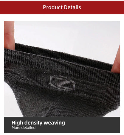 Merino Wool Athletic Socks - No Show Ankle Breathable Mesh, Toe Heel Reinforcement - ZOOMNSTORE