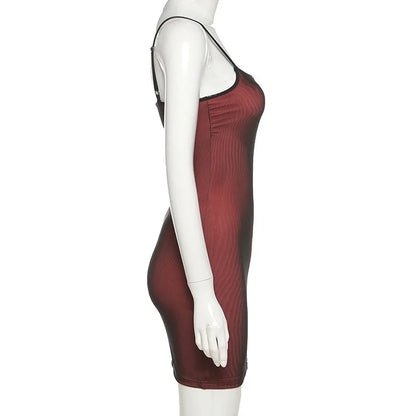 Mesh Double Layer Bodycon Dress - Sexy Sleeveless Party Outfit 2024 - ZOOMNSTORE