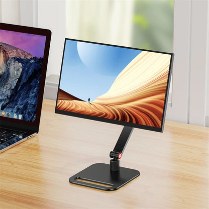 Metal Monitor Holder - Adjustable VESA Mount Bracket for 14 to 24 Inch Monitors - ZOOMNSTORE