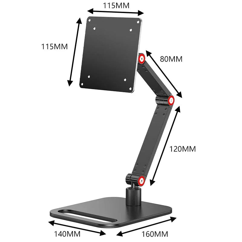 Metal Monitor Holder - Adjustable VESA Mount Bracket for 14 to 24 Inch Monitors - ZOOMNSTORE