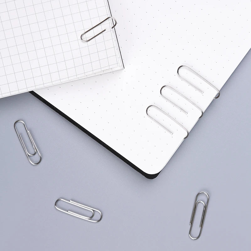 200pcs/box Paper Clips Durable and Rustproof Metal Paperclips for Home School Office Document Organizing Supplies - ZOOMNSTORE