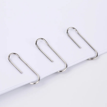 200pcs/box Paper Clips Durable and Rustproof Metal Paperclips for Home School Office Document Organizing Supplies - ZOOMNSTORE