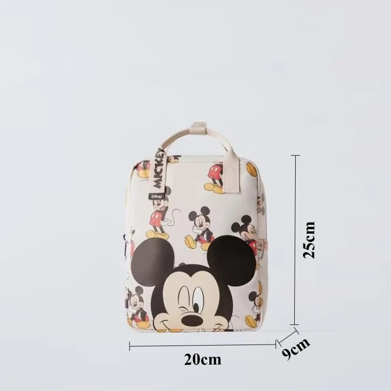 Disney Mickey  Minnie Fashion Backpack - Large Capacity Canvas School Bag for Boys  Girls - ZOOMNSTORE