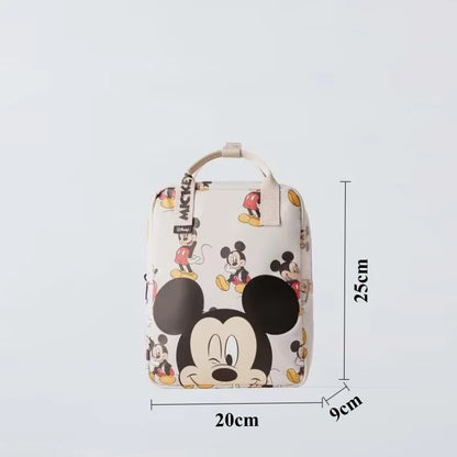 Disney Mickey  Minnie Fashion Backpack - Large Capacity Canvas School Bag for Boys  Girls - ZOOMNSTORE
