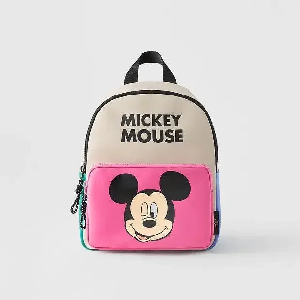 Disney Mickey  Minnie Fashion Backpack - Large Capacity Canvas School Bag for Boys  Girls - ZOOMNSTORE