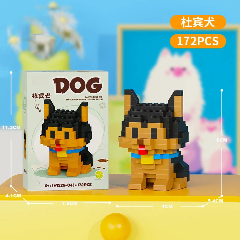 Micro Building Blocks - Creative Animal Brick Set | DIY Mini Construction Toys - ZOOMNSTORE