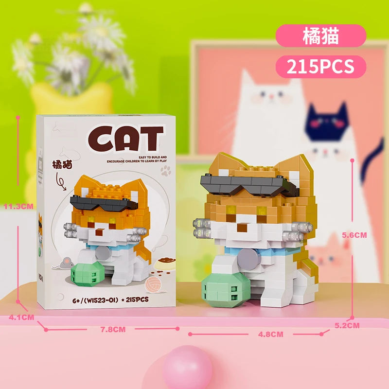 Micro Building Blocks - Creative Animal Brick Set | DIY Mini Construction Toys - ZOOMNSTORE