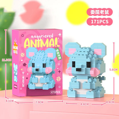 Micro Building Blocks - Creative Animal Brick Set | DIY Mini Construction Toys - ZOOMNSTORE