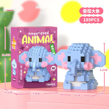 Micro Building Blocks - Creative Animal Brick Set | DIY Mini Construction Toys - ZOOMNSTORE