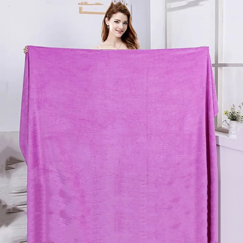 High-Quality Microfiber Bath Towel - Soft Quick-Drying 120x200CM - ZOOMNSTORE