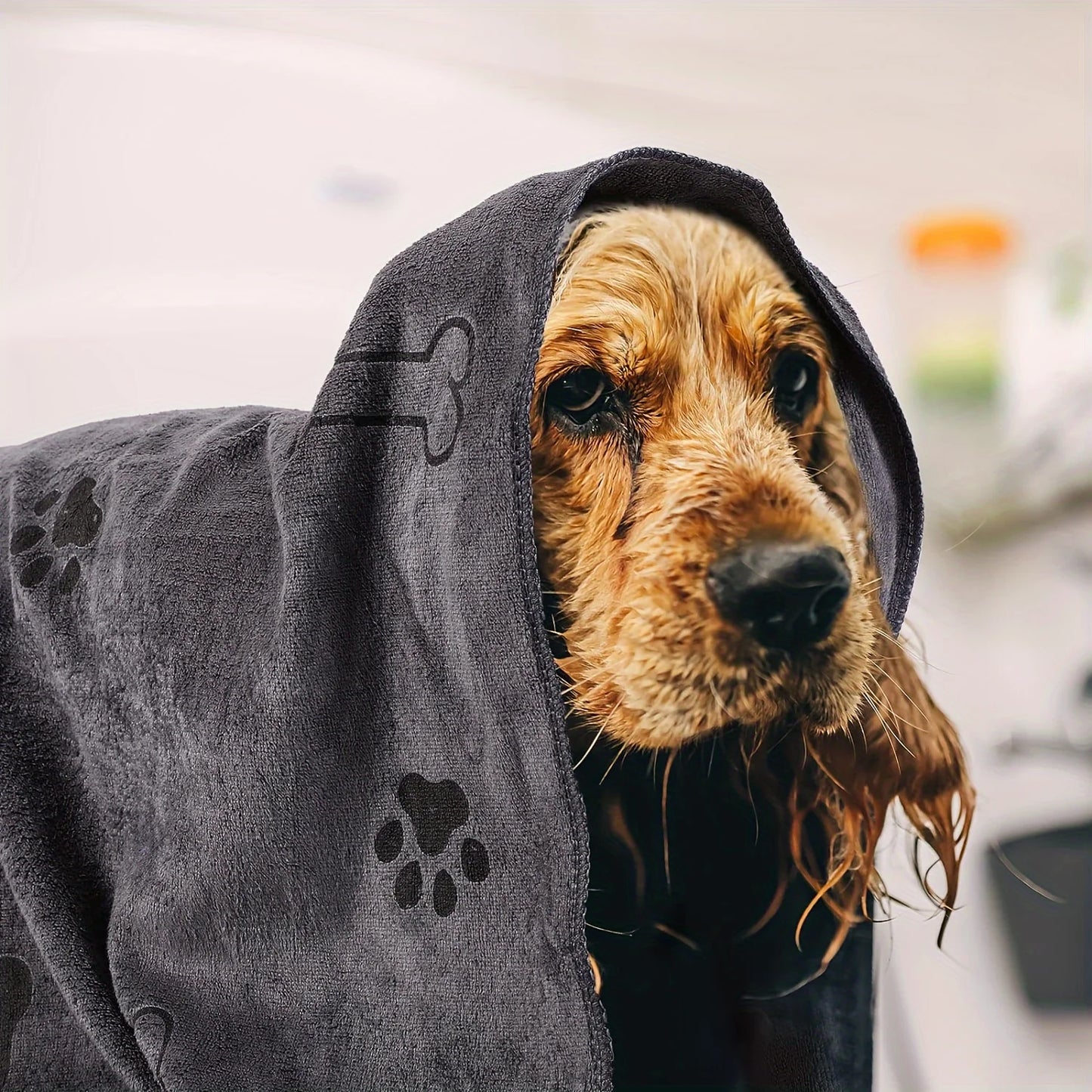 Microfiber Dog Towel - Quick-Drying Absorbent Pet Bath Towel - ZOOMNSTORE