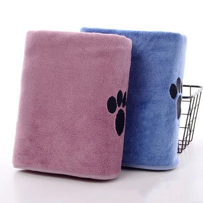 Microfiber Dog Towel - Super Absorbent Pet Grooming Towel | Fast Drying Soft Plush - ZOOMNSTORE