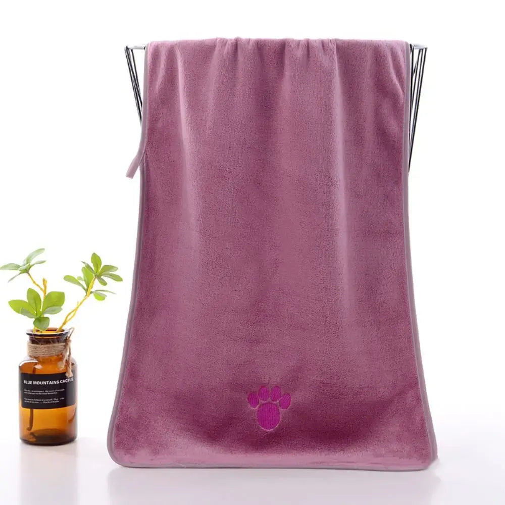 Microfiber Dog Towel - Super Absorbent Pet Grooming Towel | Fast Drying Soft Plush - ZOOMNSTORE