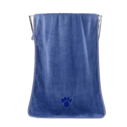 Microfiber Dog Towel - Super Absorbent Pet Grooming Towel | Fast Drying Soft Plush - ZOOMNSTORE