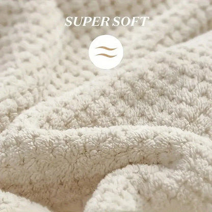 Microfiber Hair Drying Towel - Large Water Absorbent Wrap with Elastic Strap - ZOOMNSTORE